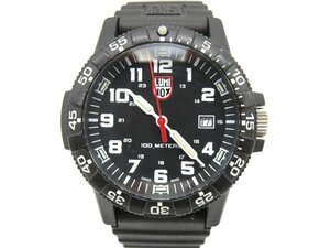 1円◆稼働◆ ルミノックス ブラック クオーツ メンズ 腕時計 M38803