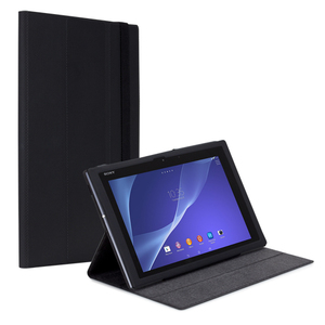 即決・送料込)【ブックタイプケース】Case-Mate SONY Xperia Z2 Tablet au SOT21/docomo SO-05F Slim Folio Case Black スタンド機能つき