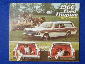 FORD Wagons フォードワゴン 1966 カタログ(英文)