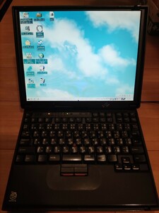 IBM ThinkPad 380Z　ジャンク　シンクパッド　Windows98 ウィンドウズ　レトロ