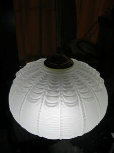 ＜昭和レトロ一点物白熱灯照明器具ペンダントライトUSED創作ガラス電傘綺麗＞