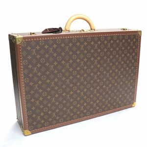 新品同様 ルイヴィトン ビステン 70 モノグラム トランク スーツケース アタッシュケース 茶 ゴールド金具 M21324 LOUIS VUITTON