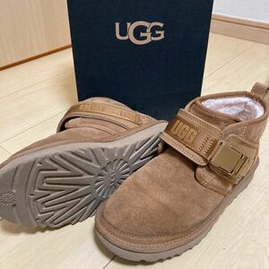 UGG ムートンブーツ シープスキン アグ オーストラリア 防寒 チャッカブーツ スエード ショートブーツ 25センチ