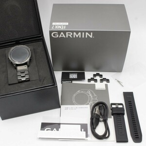 GARMIN fenix 7 Sapphire Dual Power Ti Carbon Gray DLC 010-02540-48 スマートウォッチ ガーミン フェニックス 本体