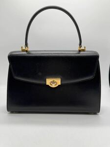 ★ BALLY / バリー ハンドバッグ レザー ブラック ゴールド金具 ブランド 中古品 0409HA