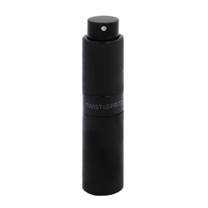 ツイスト＆スプリッツ アトマイザー ブラックメタリックブラッシュト 8ml TWIST ＆ SPRITZ ATOMISER REFILLABLE BLACK METALLIC BRUSHED