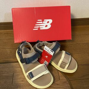 新品　タグ付き　箱入り　ニューバランス　２３cm サンダル　new balance レディース　 NB SDL600G1 STRAP D ベージュ　定形外発送