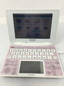 DY-201 動作品 SHARP シャープ 電子辞書 Brain PW-GC610 ピンク 中古品