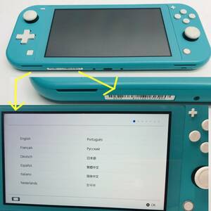 ジャンク 【本体のみ】 Nintendo Switch Lite ターコイズ 本体単品 ※左スティック不良 ニンテンドースイッチ ライト