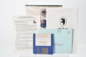 ACCOLADE Macintosh JACK NICKLAUS COURSE DISK Vol.2 Majar ChampionShip 箱説付[フロッピー][ゴルフゲーム][ジャックニクラス][当時物]H