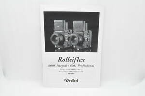 ローライ Rolleiflex 6008 Integral/6000 Professional 取扱説明書 使用書　＃24201