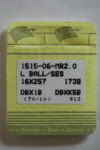 ♪♪♪SINGER・シンガー工業用ミシン針・1515-06-MR2.0 BALL/SES DB×1B 10番手S 10本♪♪♪17