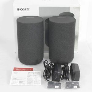 【美品】SONY リアスピーカー ペア SA-RS5 バッテリー内蔵 ブラック 充電式 ソニー 本体