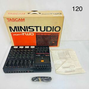 4SC023 TASCAM タスカム MINISTUDIO マルチトラックレコーダー PORTA TWO 器材 レコーディング 通電OK コードなし 中古 現状品 