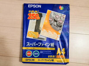 EPSON エプソン　スーパーファイン紙　A4 残り99枚　開封済み