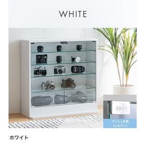 【新品】Legen コレクションケース ディスプレイラック 幅80cm 飾り棚 フィギュアラック 壁面収納 ケース ガラス 収納 ホワイト