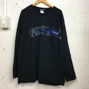 (k) Yohji Yamamoto ヨウジヤマモト groundY 長袖 tシャツ サイズ3 黒 ブラック カットソー トップス Tee ロンT