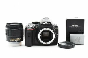 ADS3302★ 美品 ★ ニコン NIKON D5300 ボディ + AF-P 18-55mm F3.5-5.6 G VR 撮影枚数11,916枚