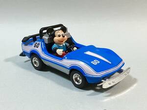 ★昭和レトロ Walt Disney Productions. 1980年代初期（推定）東京ディズニーランド ミッキーマウス ブリキ/プラ プルバックカー：自動車
