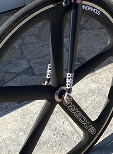 フォーク用 ステッカー ホワイト 2枚セット 自作 カッティングステッカー 切文字 カスタム ピストバイク fixed gear 送料無料