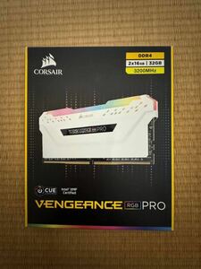 ★ 【新品】 メモリ CORSAIR コルセア CMW32GX4M2E3200C16W [DDR4 PC4-25600 16GB 2枚組] ★