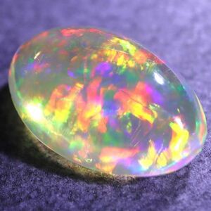 天然ファイアオパール メキシコ産 2.130ct 欧泊 裸石 宝石 ジュエリー 遊色 ファイヤーオパール 天然 墨西哥 loose jewelry fire opal