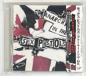 M5373◆SEX PISTOLS/セックス・ピストルズ◆ANARCHY IN THE U.K./アナーキー・イン・ザ・UK(1CD)帯付き日本盤