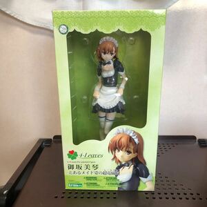 550 コトブキヤ 4-Leaves 1/6 とある科学の超電磁砲 御坂美琴 とあるメイド姿の超電磁砲 フィギュア メイド服