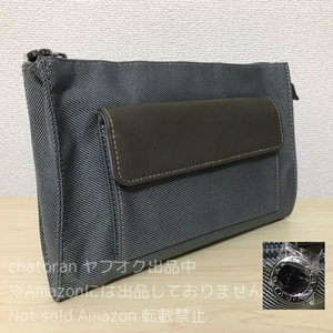 即決4600円★非売品●BVLGARI/ブルガリ×エミレーツ航空●ビジネスクラス アメニティポーチのみ クラッチバッグ ロゴ入りチャーム付き