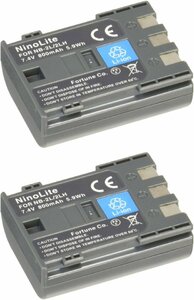 2個セット Canon キヤノン NB-2L NB-2LH互換バッテリーIXY DVM3 等 対応