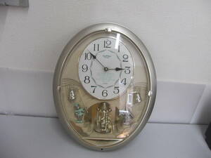MR3599 リズム時計 スモールワールド エルフランド ４MH710 からくり時計 ジャンク品