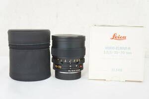 ⑯ LEICA ライカ VARIO-ELMAR-R F3.5 35-70mm E67 カメラレンズ ソフトケース 箱付き 4504276091