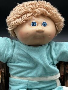 Vintage Cabbage Patch Kids Boy Doll 1978 1982 Mold 3 Blonde Hair 15" 海外 即決