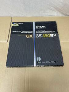 TDK GX35-180 BMオープンリールテープ 10号　メタルフレーム ( 0511 )