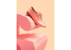 新品未使用フランス製 repetto レペット　パテントエナメル　Richelieus Charlotteシューズ オックスフォード レースアップ ZIZI ピンク36