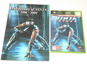 xbox★NINJA GAIDEN 予約特典付 The History of NINJA 1996～2004★箱付・説明書付・ソフト付