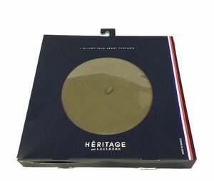 定価7,700円　美品　HERITAGE par LAULHERE ロレール ウール べレー帽　カーキ　KAKI　58cm