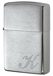 Zippo ジッポライター イニシャル US加工 K メール便可