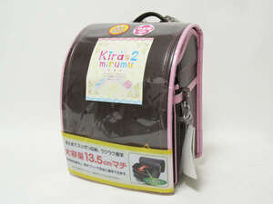 未使用品 送料無料 KiraKira mirumo キラキラ ミルモ ランドセル チョコ ベビーピンク 日本製 A4フラットファイル対応 31-43