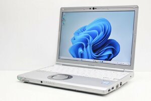 1円スタート ノートパソコン Windows11 Panasonic レッツノート CF-SV7 メモリ8GB 第8世代 Core i5 SSD256GB Windows10 12.1 カメラ