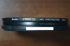 [82mm] Kenko PRO1 MC PROTECTOR / DIGITAL KING SUPER SLIM 薄枠ワイドフィルター 1280円/枚
