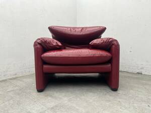 T5151☆極美品☆Cassina☆カッシーナ☆マラルンガ☆レザー☆本革☆1PSOFA☆1人掛け