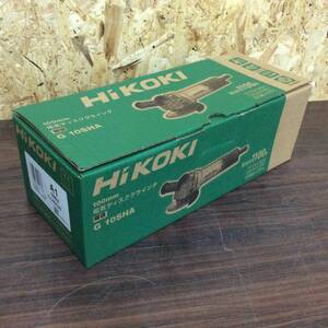 【WH-0693】未使用 HiKOKI ハイコーキ 100mm 電気ディスクグラインダ G10SHA 細経 100 サイドハンドル付 サンダ
