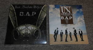 B.A.P 日本盤アルバム２枚セット CD+DVD (TYPE A)★Best,Absolute.Perfect / UNLIMITED★JAPAN 1st Album / 2nd Album 即決