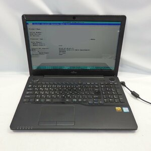 【ジャンク】FUJITSU LIFEBOOK AH53/B2 Core i7-7700HQ 2.8GHz/8GB/ストレージ無/Blu-ray/15インチ/OS無/AC無【栃木出荷】