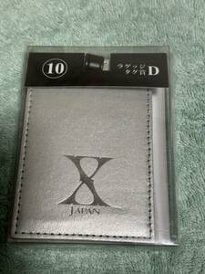 X JAPAN 1番くじ ラゲッジタグ賞 D 銀　シルバー　YOSHIKI toshl HEATH パタ　SUGIZO 未開封品　バッグタグ　スーツケースタグ　ラベル