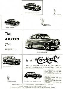 ◆1956年の自動車広告　オースチン　AUSTIN