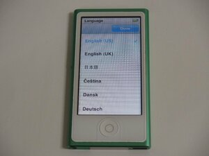 ユ■IP567　♪Apple iPod nano A1446 第7世代 16GB 初期化済 現状品