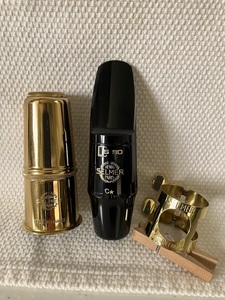 SELMER☆セルマー製S80/C 3点アルト用セット 程度極上！◇ マウスピース ☆＆リガチャー＆キャップ ◇