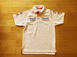 レア！TOYOTA MOTORSPORT GMBHトヨタモータースポーツ×MICHELINミシュラン★Ｓ～M★RACING POLO SHIRTレーシングポロシャツPanasonic